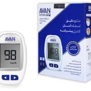 دستگاه تست قند خون آوان مدل AGM01 به همراه 10عدد نوار تست قند خون