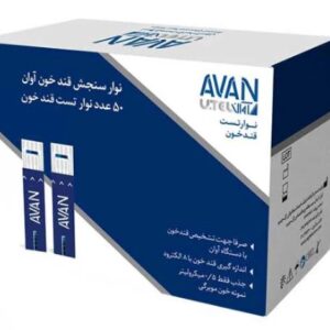 نوار تست قند خون آوان بسته 50 عددی